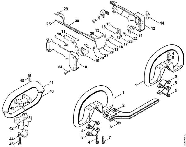 Loop handle Brushcutters (FS) FS 180 Stihl
