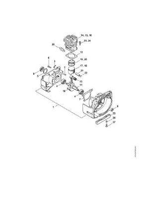 Picture of Crankcase, Cylinder FS 220