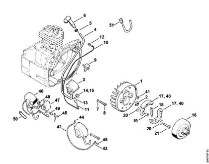 Ignition system Brushcutters (FS) FS 220 Stihl