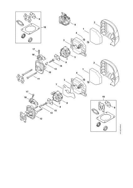 Picture of Air filter, Spacer flange FS 230