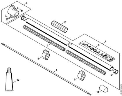 Drive tube assembly Brushcutters (FS) FS 235 Stihl