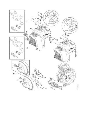 Picture of Muffler, Shroud FS 240 R