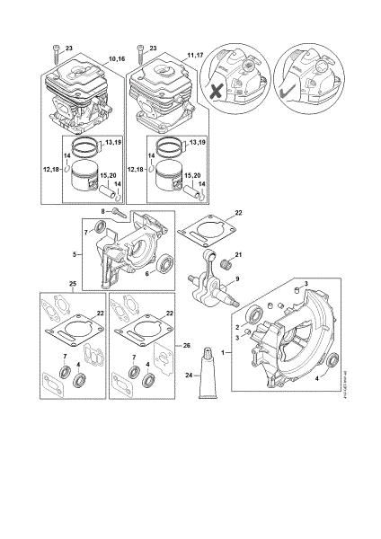 Picture of Crankcase, Cylinder FS 240 RC-E