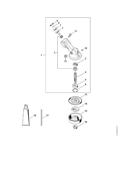 Picture of Gear head FS 240 RC-E