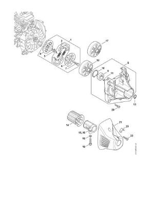 Picture of Clutch, Clutch housing FS 260