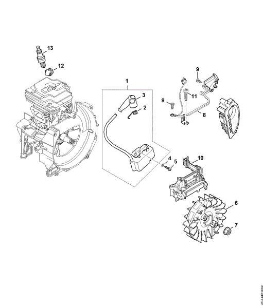 Picture of Ignition system FS 261 C-E