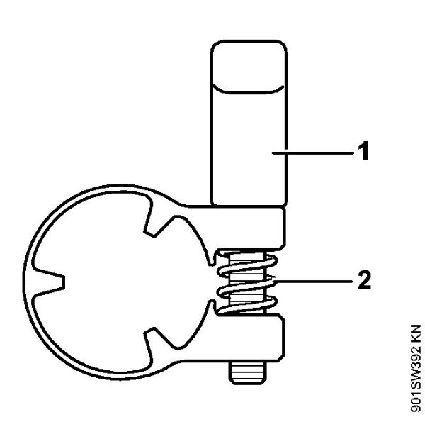 Hose clamp Brushcutters (FS) FS 40 - 4130 Stihl