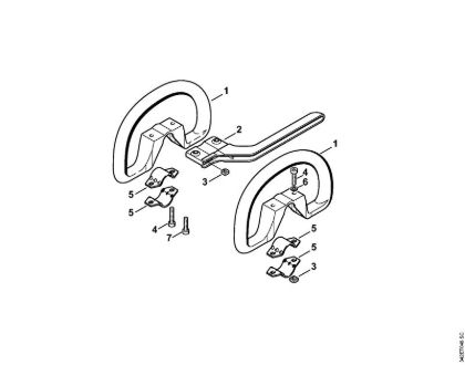Loop handle Brushcutters (FS) FS 40 - 4130 Stihl