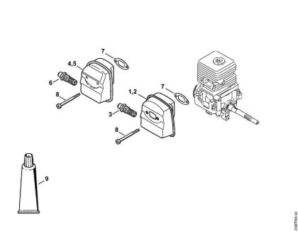 Muffler Brushcutters (FS) FS 45 Stihl