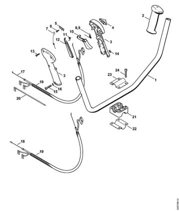 Bike handle Brushcutters (FS) FS 55 T Stihl