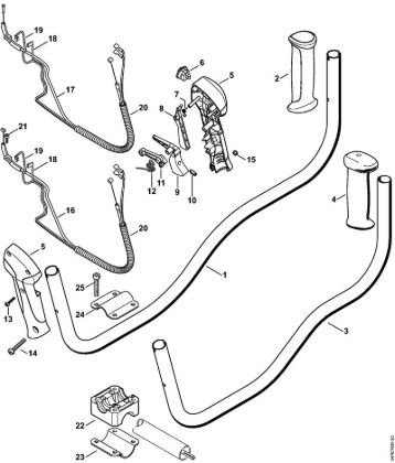 Bike handle Brushcutters (FS) FS 56 C-E Stihl