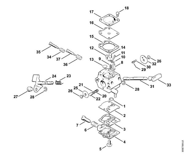 Carburetor Brushcutters (FS) FS 62 R Stihl