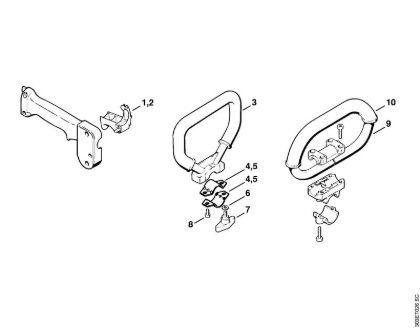 Drive tube assembly, Loop handle Brushcutters (FS) FS 62 R Stihl