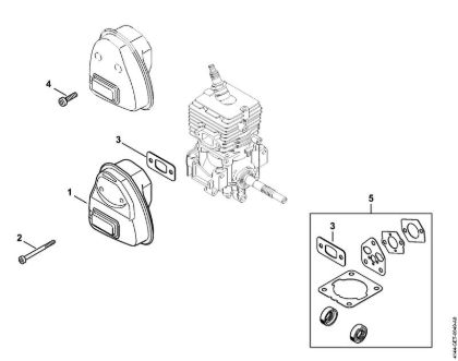 Muffler Brushcutters (FS) FS 70 C-E Stihl