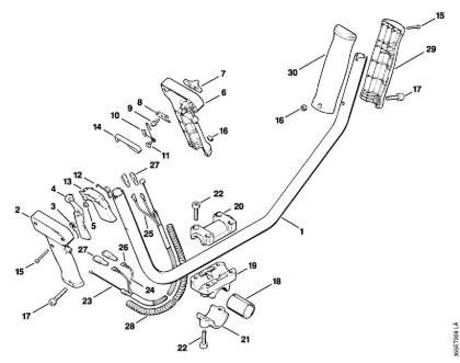 Bike handle Brushcutters (FS) FS 72 Stihl