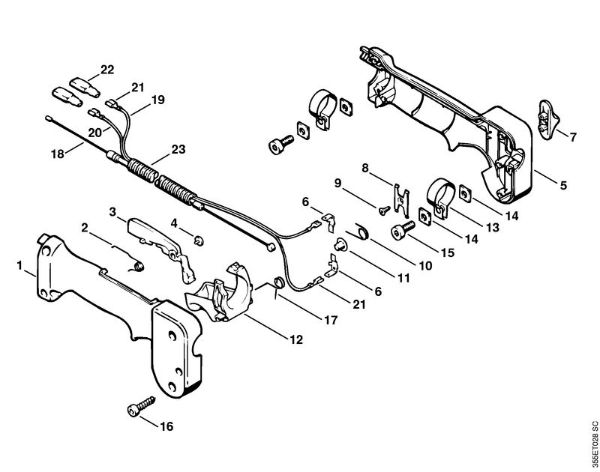 Handle Brushcutters (FS) FS 76 Stihl
