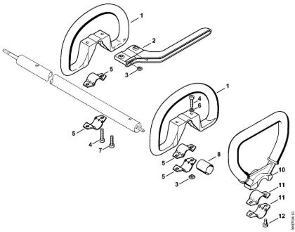 Loop handle Brushcutters (FS) FS 76 Stihl