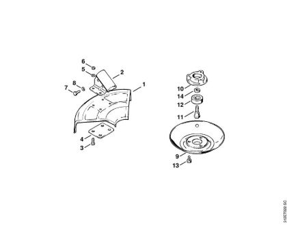 Deflector Brushcutters (FS) FS 80 AVRE Stihl