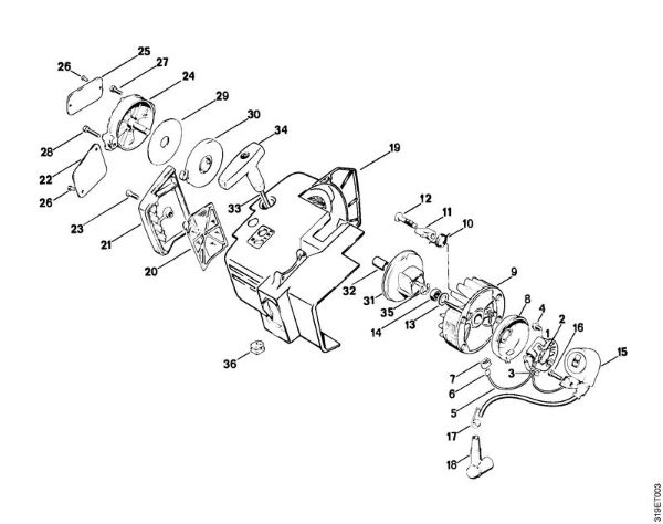 Ignition system Clearing saws (FS) FS 150 Stihl