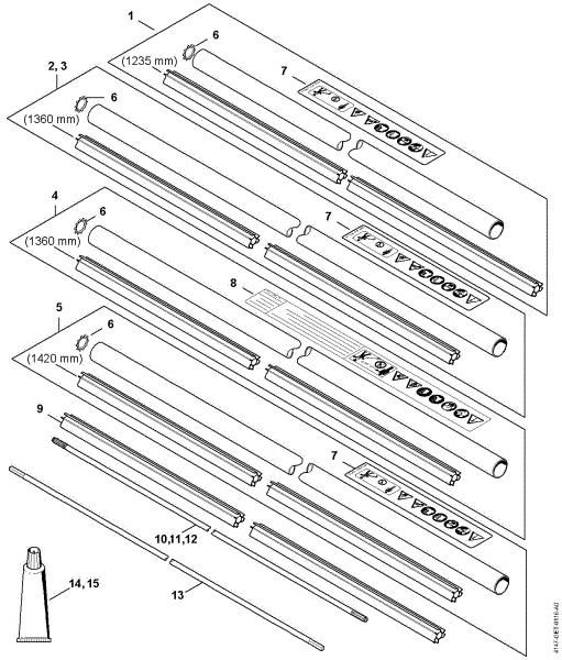 Picture of Drive tube assembly FS 360 C-E