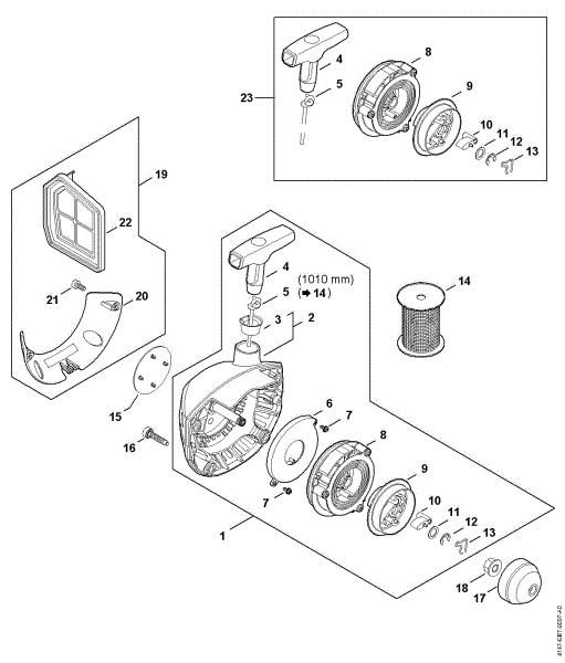 Picture of Rewind starter FS 361 C-EM