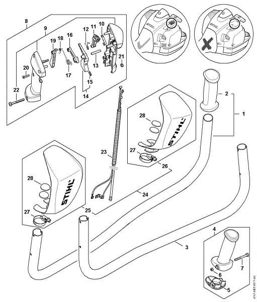 Picture of Bike handle FS 410 (4147)