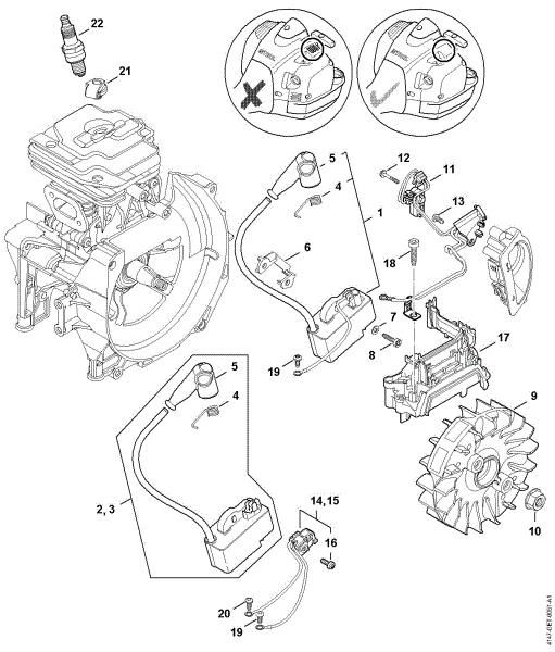 Picture of Ignition system FS 410 C-E K
