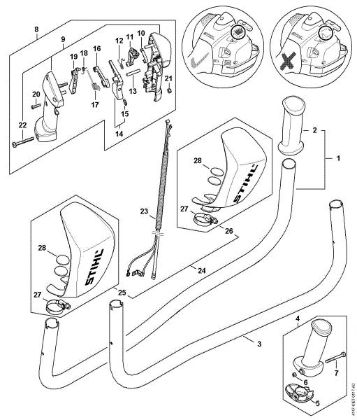 Picture of Bike handle FS 410 C-EM K