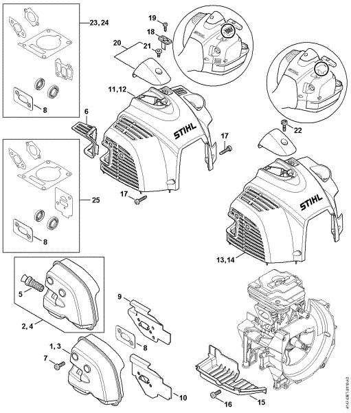 Picture of Muffler, Shroud FS 410-K (4147)
