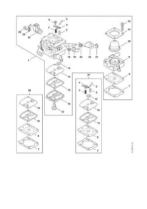 Picture of Carburetor 4147/54 FS 411 C-EM