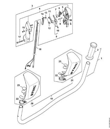Picture of Bike handle FS 411 C-EM L