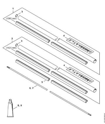 Picture of Drive tube assembly FS 411 C-EM L