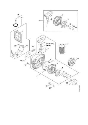 Picture of Rewind starter ErgoStart/Easy2Start FS 460 C-EM