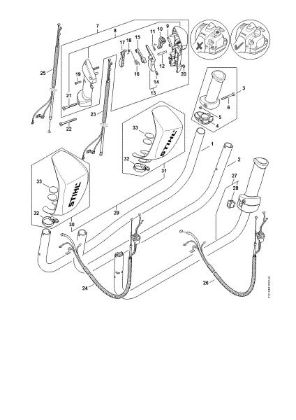 Picture of Bike handle FS 460 C-EM KW