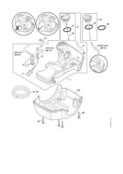 Picture of Fuel tank FS 460 RC-EM