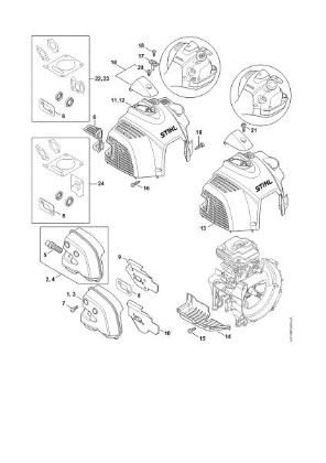 Picture of Muffler, Shroud FS 460-K