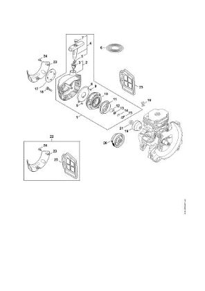 Picture of Rewind starter FS 490 C-EM