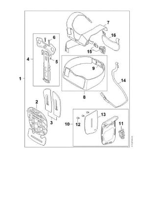 Picture of Forestry harness ADVANCE X-TREEm FS 491 C-EM L