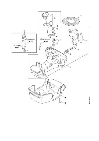 Picture of Fuel tank FS 491 C-EM L