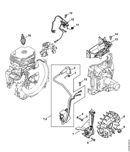 Ignition system Clearing saws (FS) FS 510 C-EM Stihl
