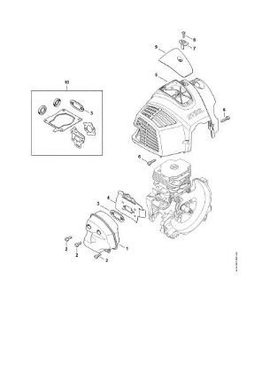 Picture of Muffler, Shroud FS 561 C-EM