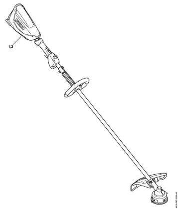 Serial number Cordless trimmers (FSA) FSA 130 Stihl