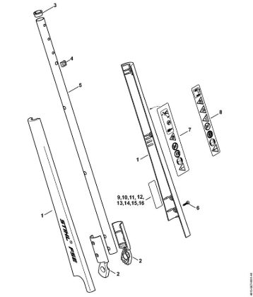 Drive tube assembly Electric trimmers (FE, FSE) FSE 31 Stihl