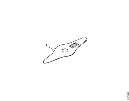 Grass cutting blade 260-2 FS Cutting attachments Grass cutting blade 260-2 / 9-2 Stihl