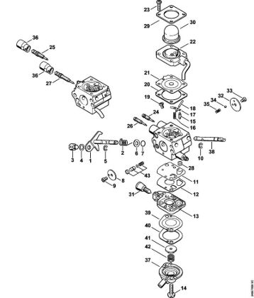 Carburetor C1Q-S174, C1Q-S131 FC 100, FC 110 FC 100 brand Stihl