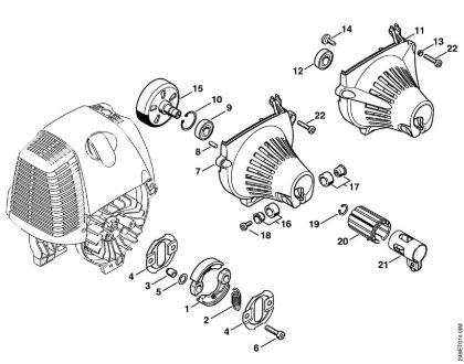 Clutch, Fan housing FC 100, FC 110 FC 100 brand Stihl