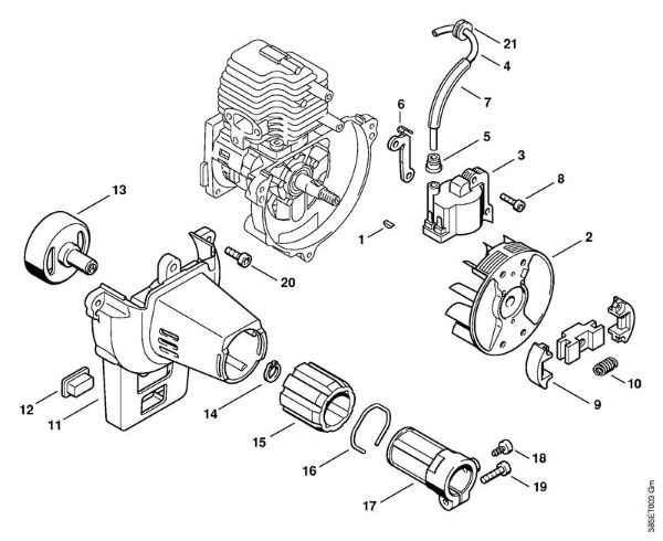Ignition system, Clutch FC 72 FC 72 brand Stihl