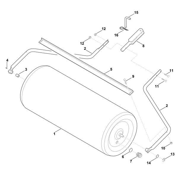 Picture of A - Garden roller AGW 098.0