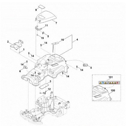 Picture of B - Housing upper part RMI 422.0 P