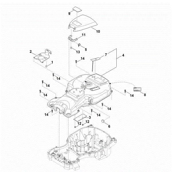Picture of B - Housing upper part RMI 422.2